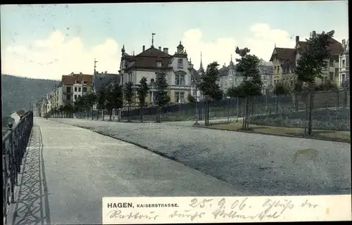 Ak Hagen in Westfalen, Kaiserstraße