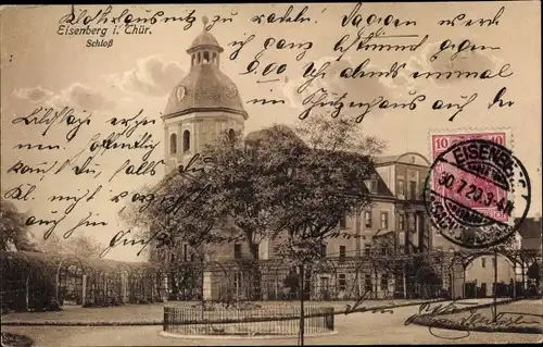 Ak Eisenberg in Thüringen, Schloss