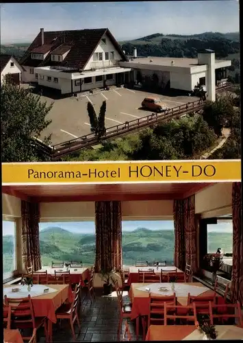 Ak Hohenstaufen Göppingen Baden Württemberg, Panorama Hotel honey-do
