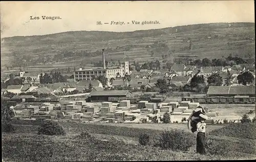 Ak Fraize Vosges, Vue générale