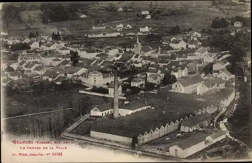 Ak Granges Vosges, Le Centre de la Ville