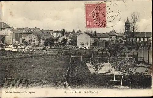 Ak Golbey Vosges, Vue générale