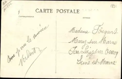 Ak Neuilly Saint Front Aisne, L'Église