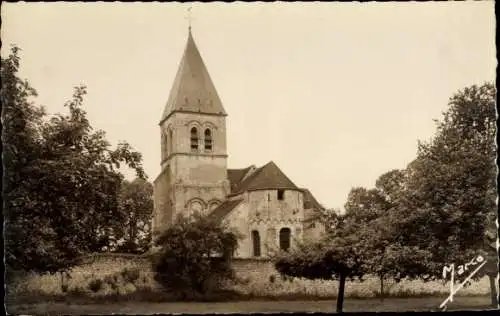 Ak Presles et Thierny Aisne,  L'Église