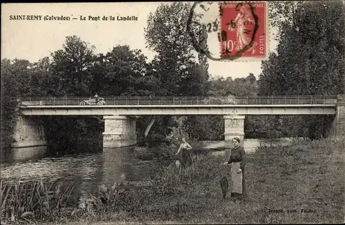 Ak St. Rem Calvados, Le Pont de la Landelle