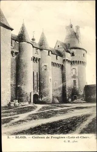 Ak Blois Loir et Cher, Château de Fougères