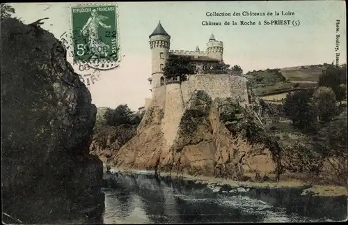 Ak Saint Priest Loire, Le Château