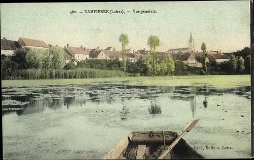 Ak Dampierre Loiret, Vue générale