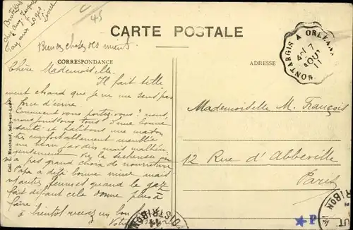 Ak Fay aux Loges Loiret, Vue générale