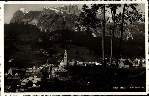 Ak Cortina d'Ampezzo Veneto, Panorama