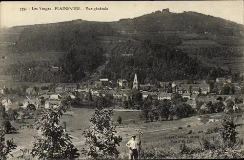 Ak Plainfaing Vosges, Vue générale