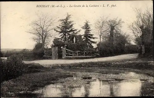 Ak Roussay Maine et Loire, La Grotte de la Corbière