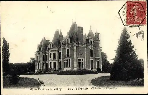 Ak Jouy le Potier Loiret, Château de Vignelles