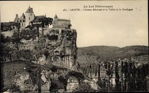 Ak Lacave Lot, Château Belcastel et la Vallée de la Dordogne