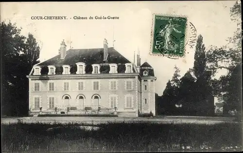 Ak Cour Cheversy Loir et Cher, Château du Gue la Guette