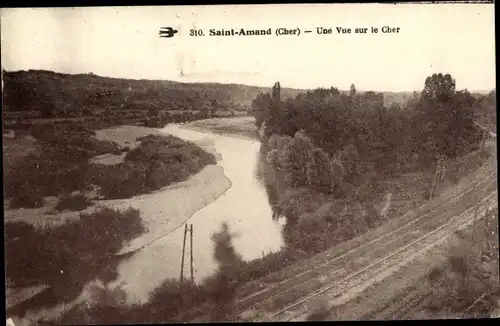 Ak Saint Amand Montrond Cher, Vue générale