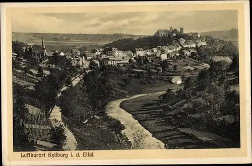 Ak Kyllburg in der Eifel Rheinland Pfalz, Totalansicht