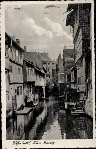 Ak Wolfenbüttel in Niedersachsen, Klein Venedig