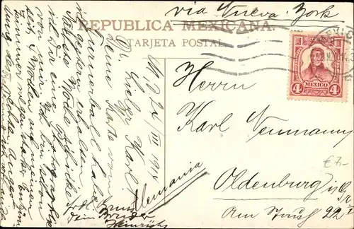 Ak Mexiko, Mexikaner, Hüte