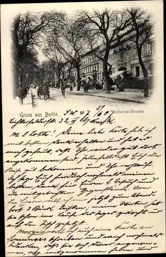 Ak Berlin Tiergarten, Bellevuestraße