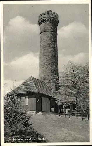 Ak Bad Münder am Deister Niedersachsen, Süntelturm auf dem Süntel, Aussichtsturm