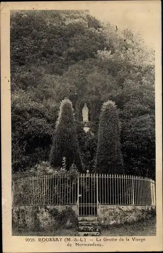 Ak Roussay  Maine et Loire, La Grotte de la Vierge