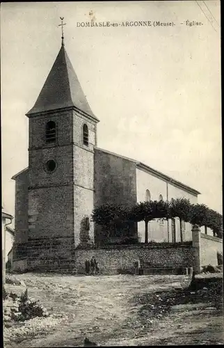 Ak Dombasle en Argonne Meuse, Eglise