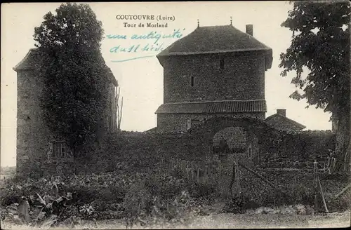 Ak Coutouvre Loire, Tour de Morland