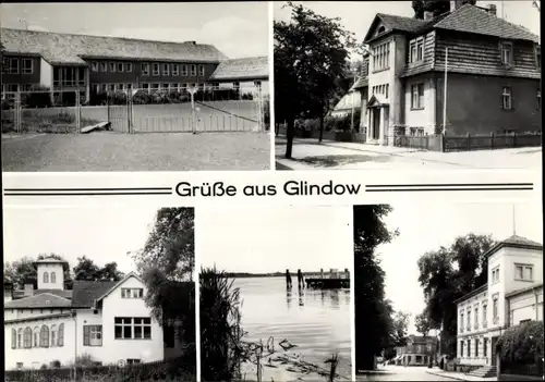 Ak Glindow Werder an der Havel, Ortspartien, Wasserpartie