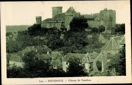 Ak Bretenoux Lot, Château de Castelnau
