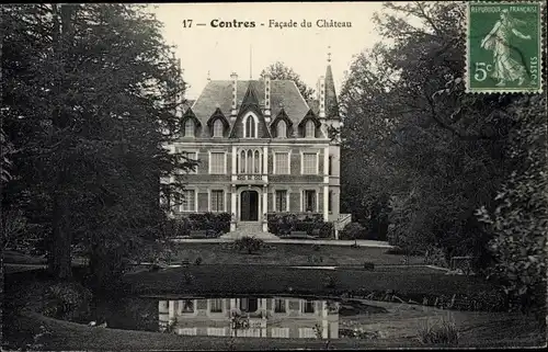 Ak Contres Loir et Cher, Facade du Château