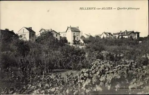 Ak Bellerive sur Allier en Allier, Quartier pittoresque