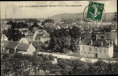 Ak Saint Amand Montrond Cher, Vue générale