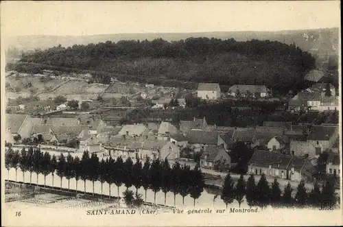 Ak Saint Amand Montrond Cher, Vue générale