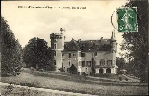 Ak Saint Florent sur Cher en Cher, Le Château
