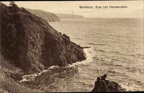 Ak Bornholm Dänemark, Kyst ved Hammershus