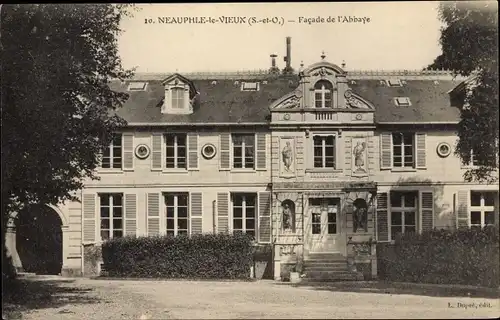 Ak Nauphle le Vieux Yvelines, Facade de l'Abbaye