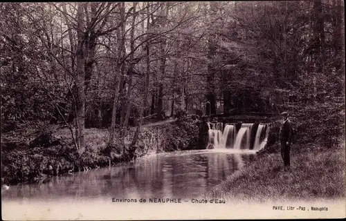 Ak Nauphle le Vieux Yvelines, Chute d'Eau