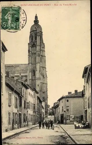 Ak St. Nicolas du Port Meurthe-et-Moselle, Rue du Vieux Marché