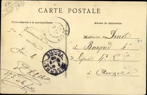 Ak Ladon Loiret, Bords de la Bezonde