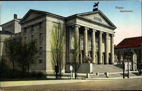 Ak Poznań Posen, Stadttheater