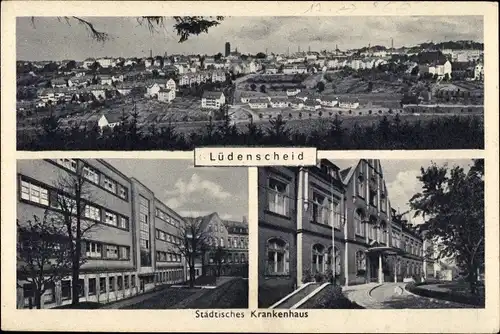 Ak Lüdenscheid im Märkischen Kreis, Städtisches Krankenhaus