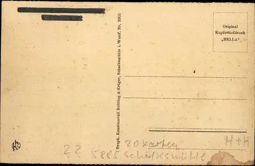 Ak Schalksmühle im Sauerland, Blick auf die Spielwigge