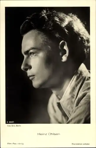 Ak Schauspieler Heinz Ohlsen, Film Foto Verlag A 3697 1, Portrait