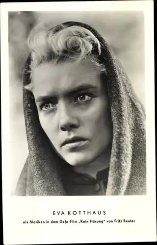 Ak Schauspielerin Eva Kotthaus, Portrait