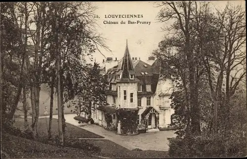 Ak Louveciennes Yvelines, Château du Bas Prunay