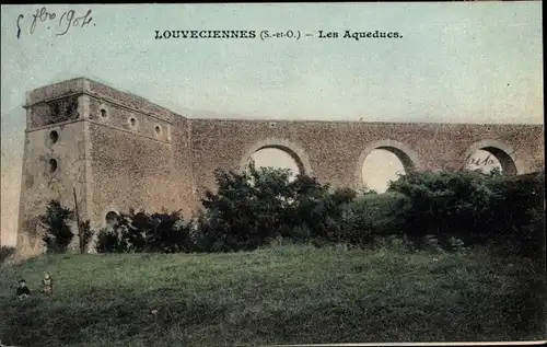 Ak Louveciennes Yvelines, Les Aqueducs