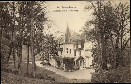 Ak Louveciennes Yvelines, Château du Bas Prunay