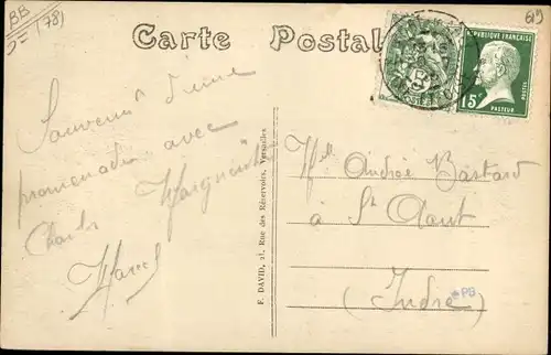 Ak Louveciennes Yvelines, Château du Bas Prunay