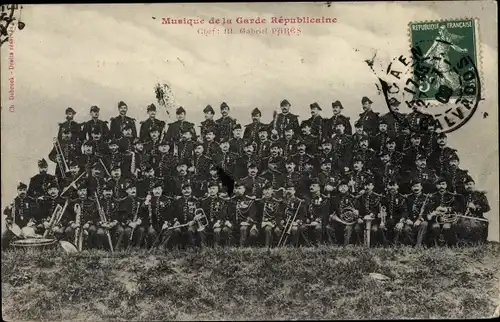 Ak Musique de la Garde Republicaine, Chef Gabriel Parès